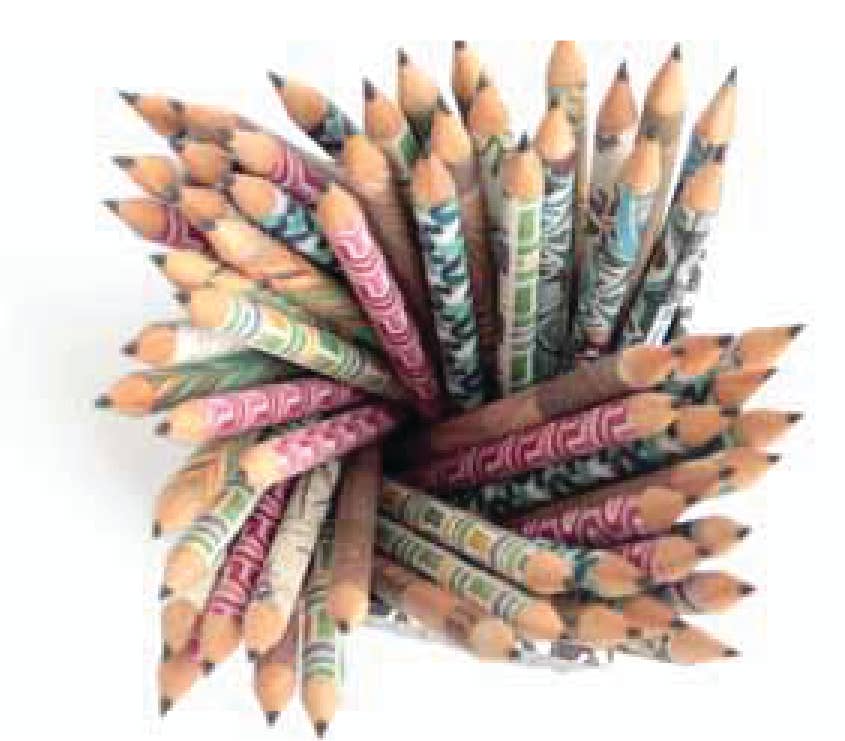 Crayons décorés