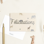Carte Savane - Félicitations