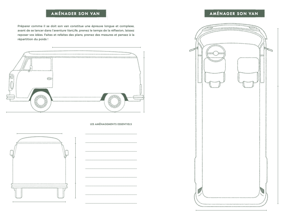 VanLife, Carnet de Voyage (Langue française)