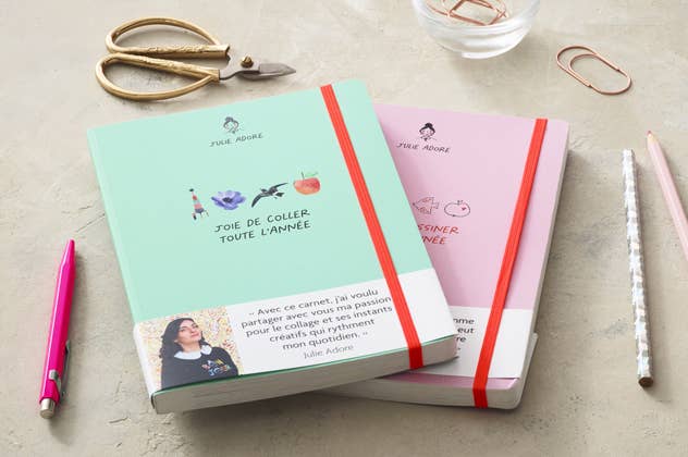 Carnet "joie de coller" Julie Adore x Le PFR