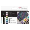 Fudenosuke Pastel pour papier noir, set de 6