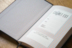 Carnet A5 rigide 128 pages lignées - Coloris Noir Onyx