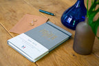 Carnet A5 rigide 128 pages lignées - Coloris gris orage