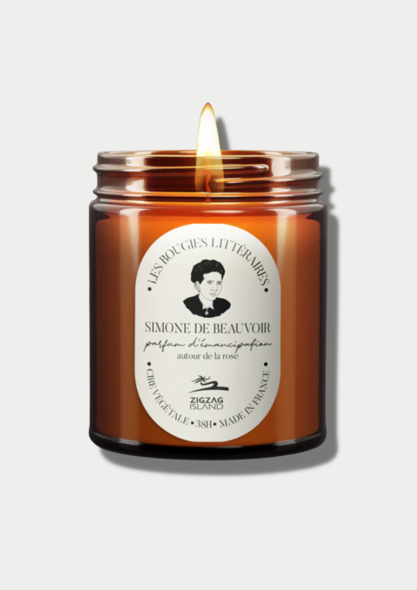 Bougie littéraire Simone de Beauvoir – Pot d’apothicaire