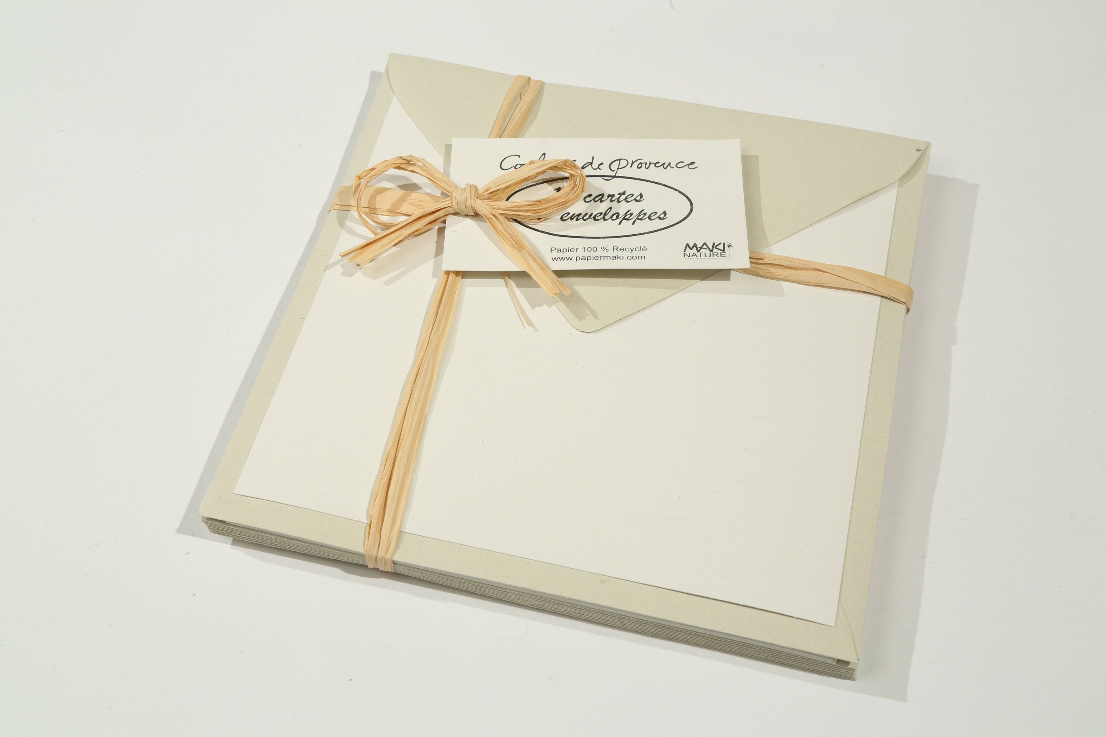 Ensemble 10 cartes et 10 enveloppes