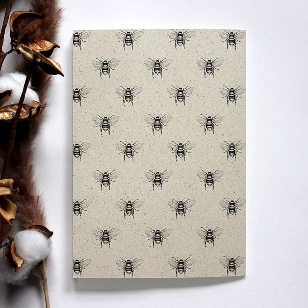 Carnet en papier A5, abeille sauvage