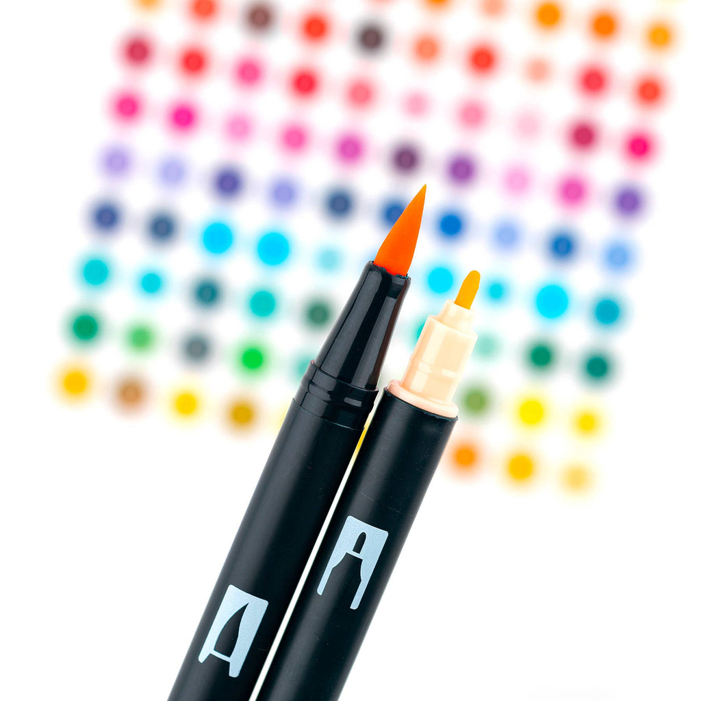 Ensembles de mangas (ensemble de 6 stylos à double pointe ABT + pinceau réservoir d'eau)