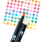 Ensembles de mangas (ensemble de 6 stylos à double pointe ABT + pinceau réservoir d'eau)