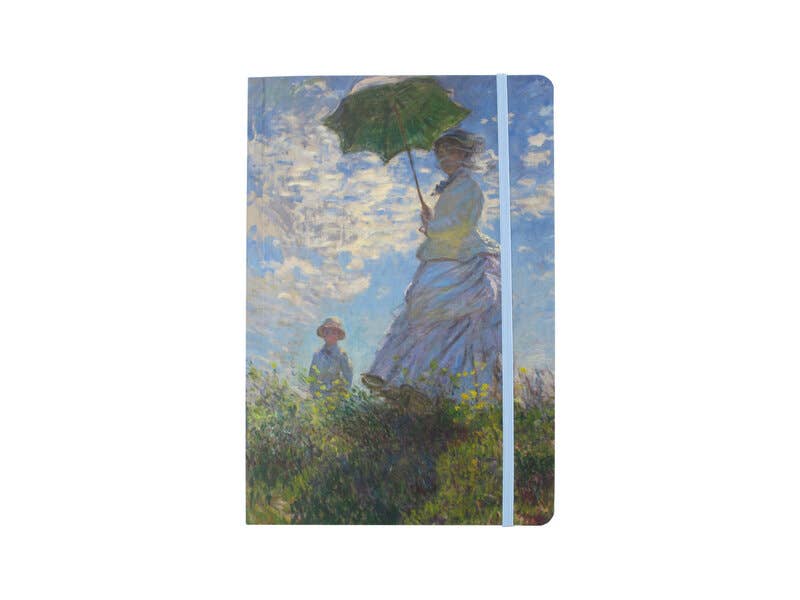 Carnet à couverture souple A5, Claude Monet, Femme à l'ombrelle
