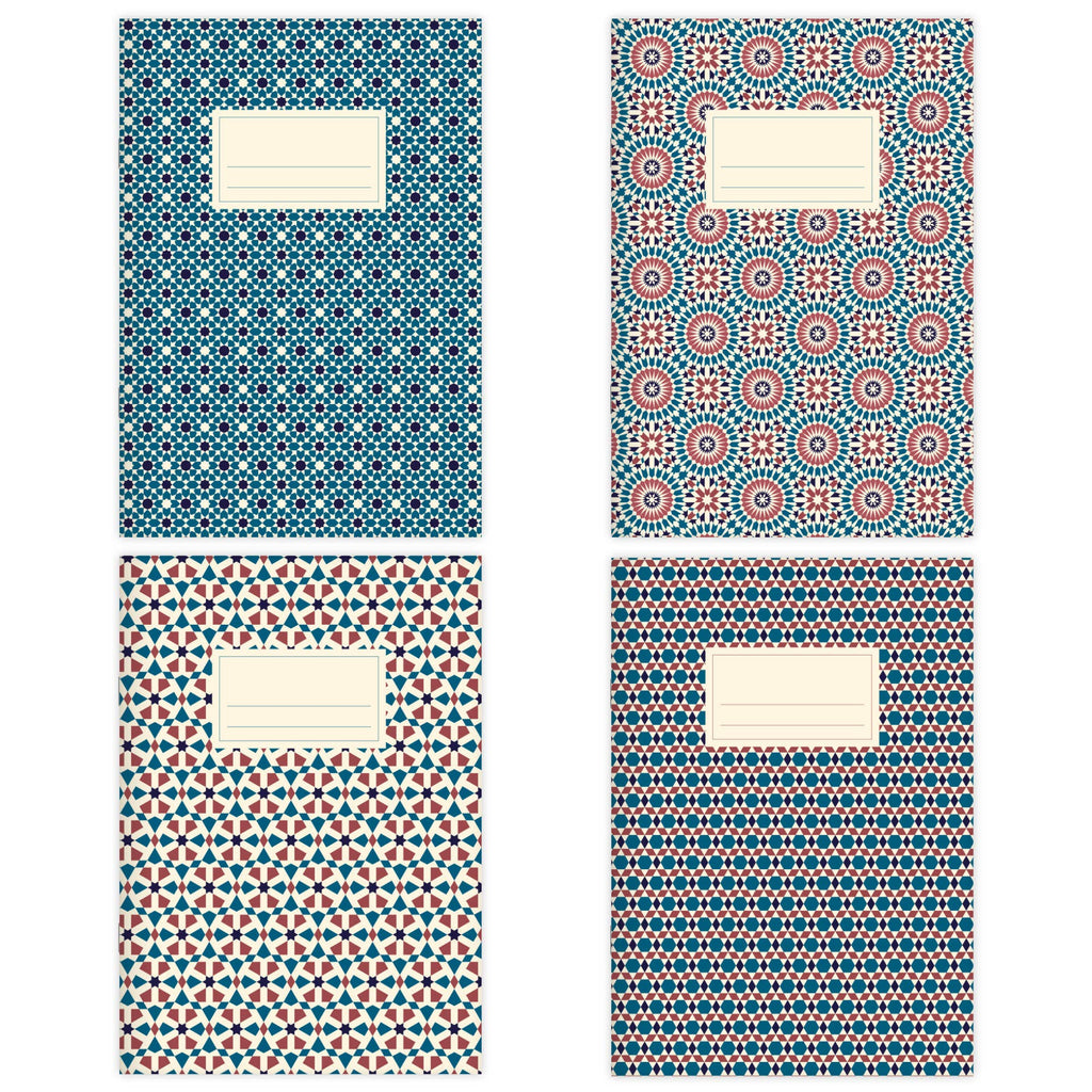 Cahier A5 bleu Maroc