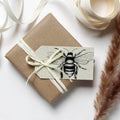 Étiquettes cadeaux en papier abeille
