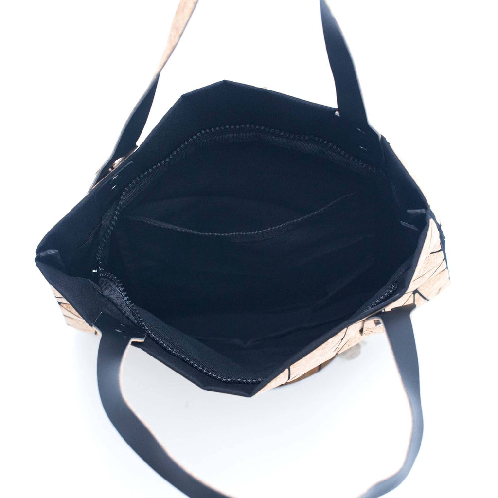 Fourre-tout en liège géométrique en liège naturel pour femmes BAG-2209