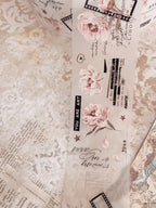Ruban décoratif – Pivoines roses