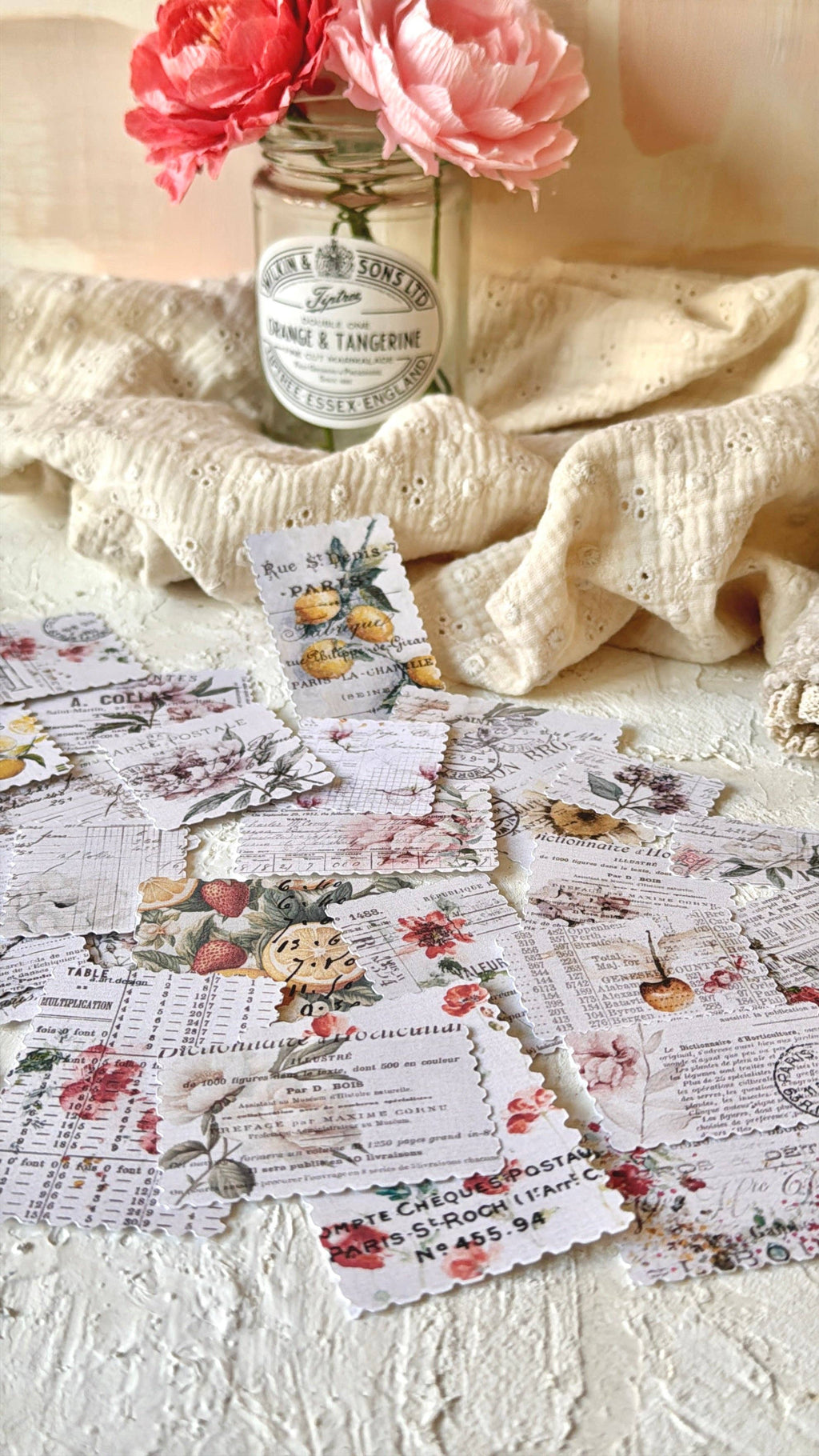 Kit artisanal · Timbres postaux vintage