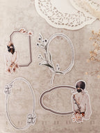 8 frames stickers - « Vintage Beauty »