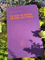 Ce que je garde de mes lectures