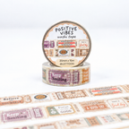 Washi tape - Ondes positives