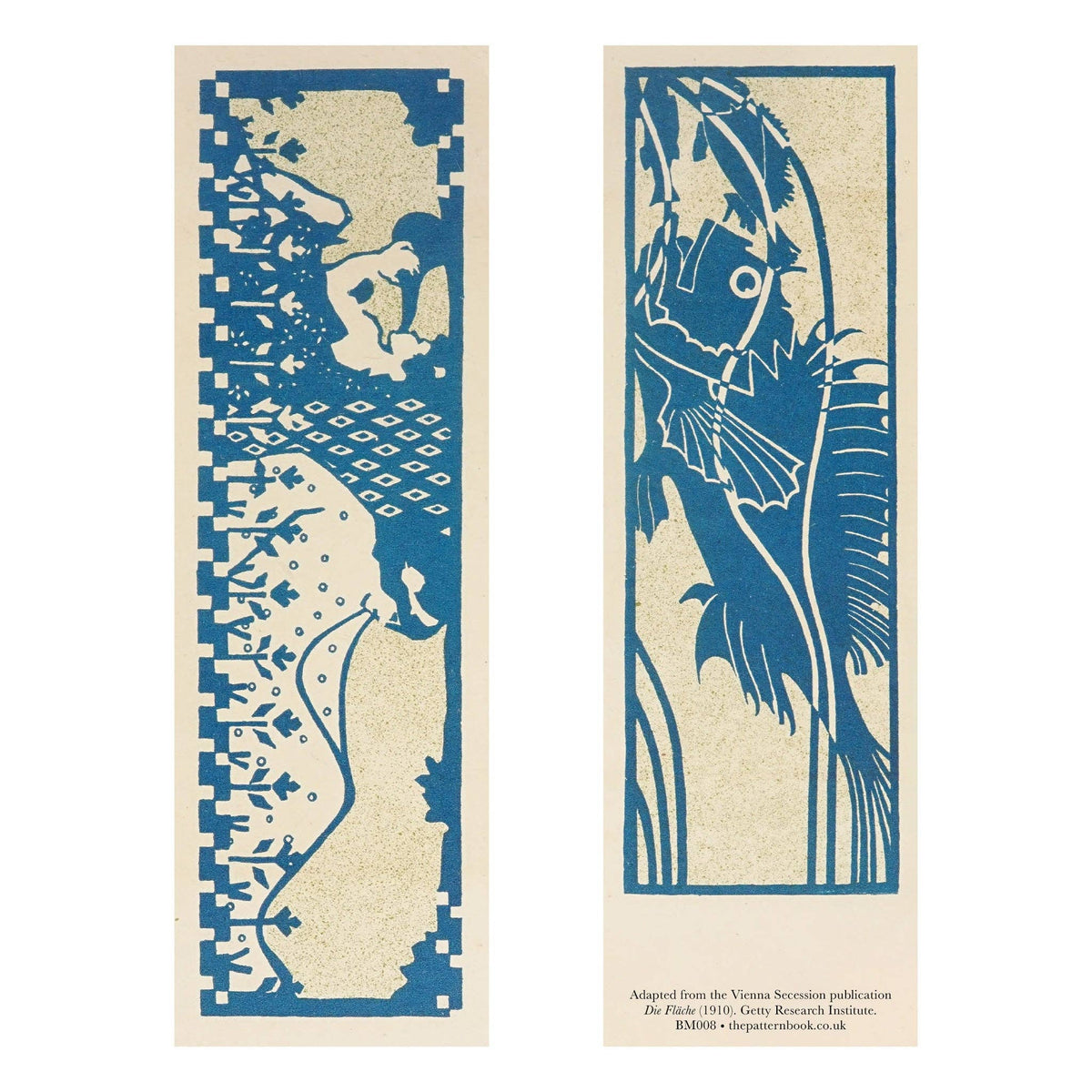 Ensemble de 3 marque-pages – Illustrations de la Sécession de Vienne