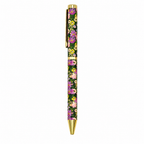 Stylo-bille Fleurs & rayures