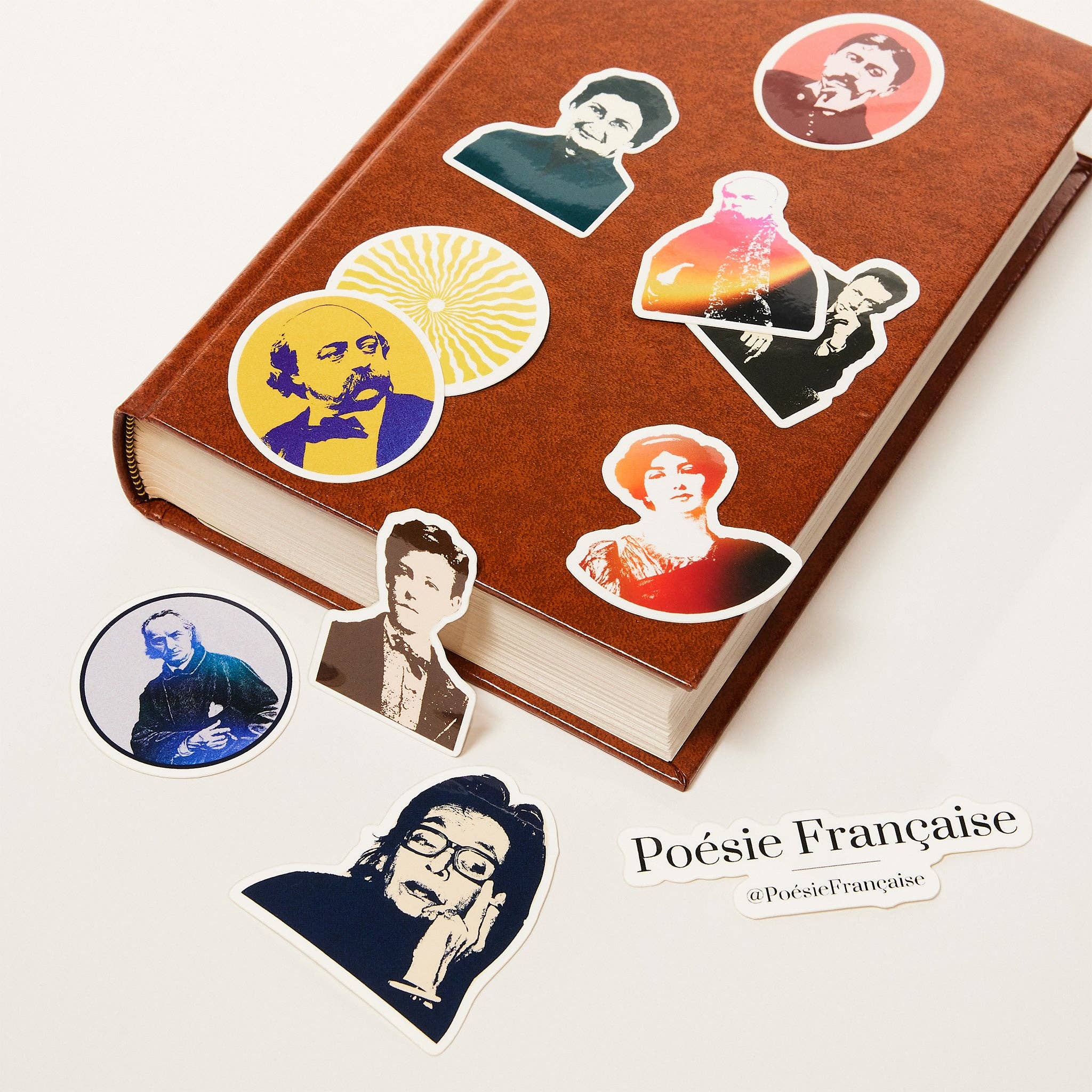 Pack de 12 stickers littéraires