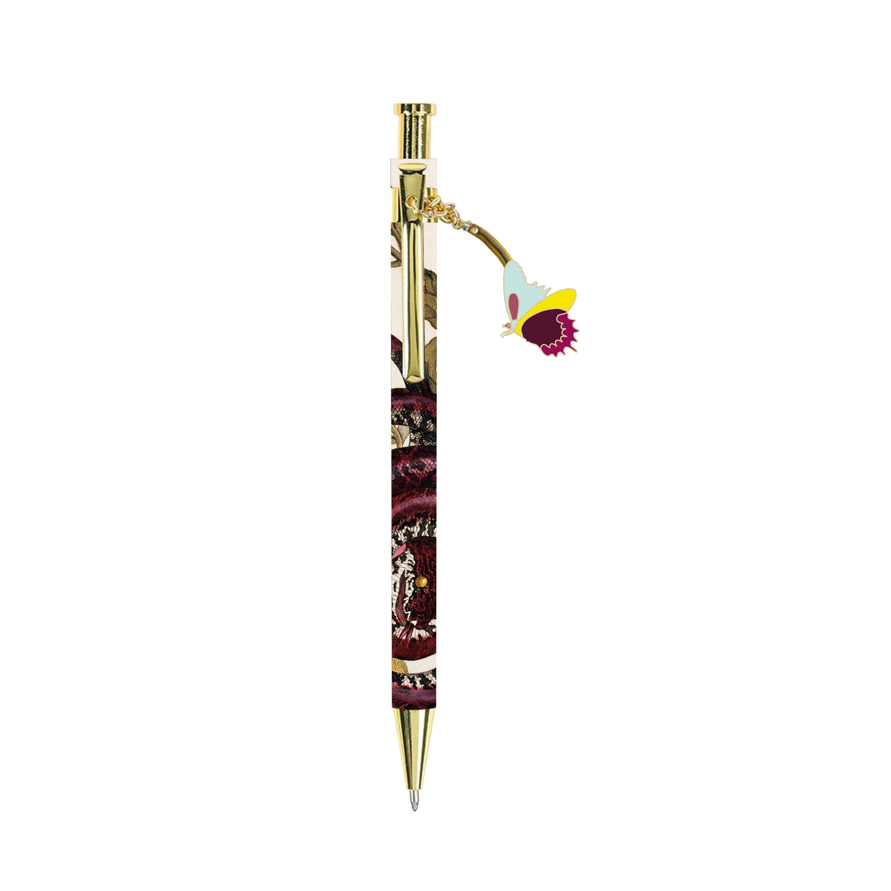 Crayon avec crochet en forme de papillon - Serpent et papillon Sibylla M