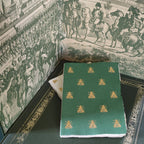 Carnet en papier parchemin – Abeilles dorées