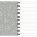 Bloc-notes A5 en forme de fleurs