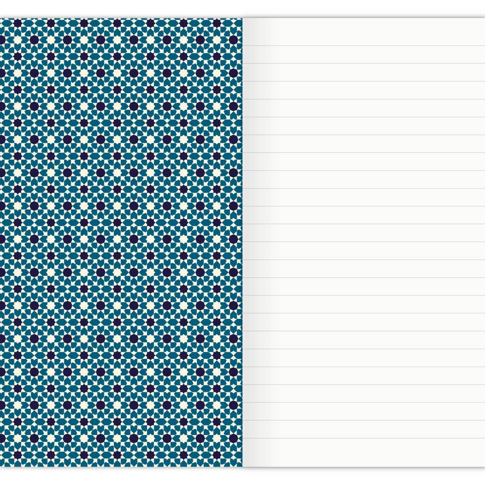 Cahier A5 bleu Maroc