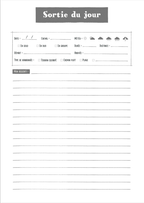 Carnet d'aventure équestre (Langue française)