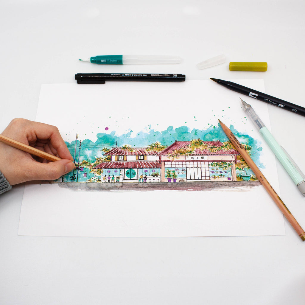 Set de dessin urbain : édition Japon