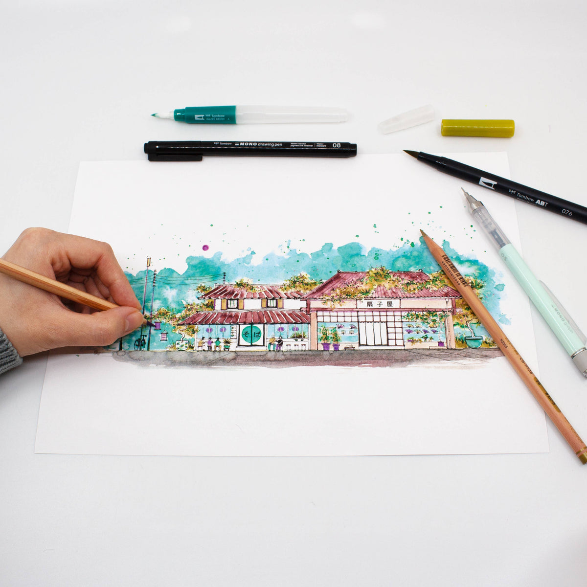 Set de dessin urbain : édition Japon
