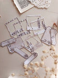 Set of lavender stickers