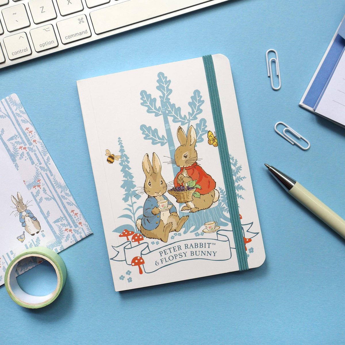 Carnet Peter Rabbit — Motif de pique-nique en forêt A6