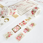 Ruban washi - Timbres floraux