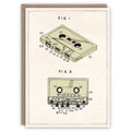 Carte de voeux Compact Cassette