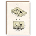 Carte de voeux Compact Cassette