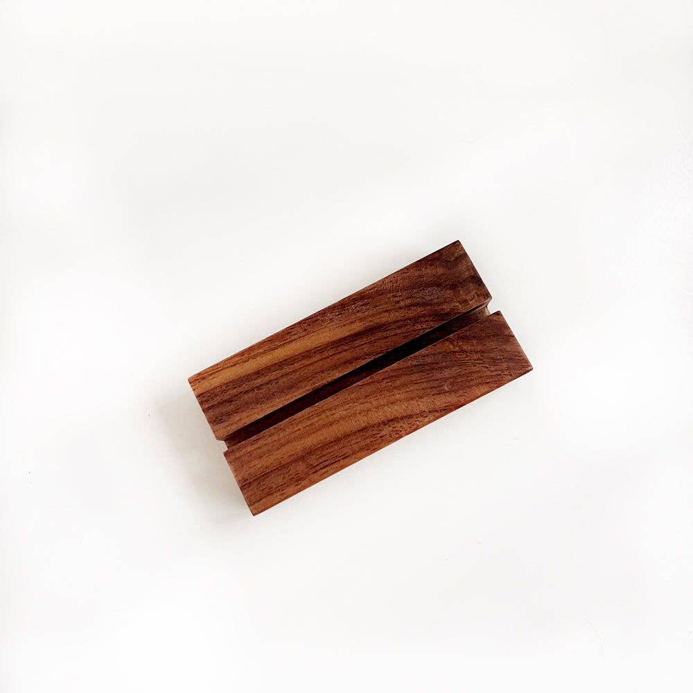 Porte-cartes en bois