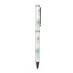 Stylo à bille motif plumes de paon