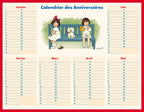 Tableau - Calendrier des anniversaires Banc