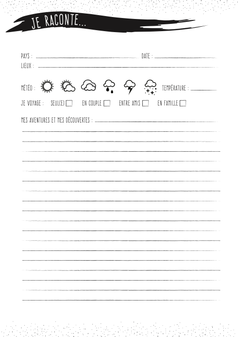 Carnet d'aventures (A6)
