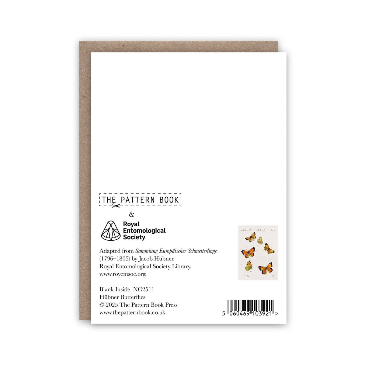 Cartes de correspondance Papillons Hübner