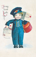Carte postale boîtes cadeaux