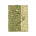 Journal Sari fait main - Carnet de notes en tissu