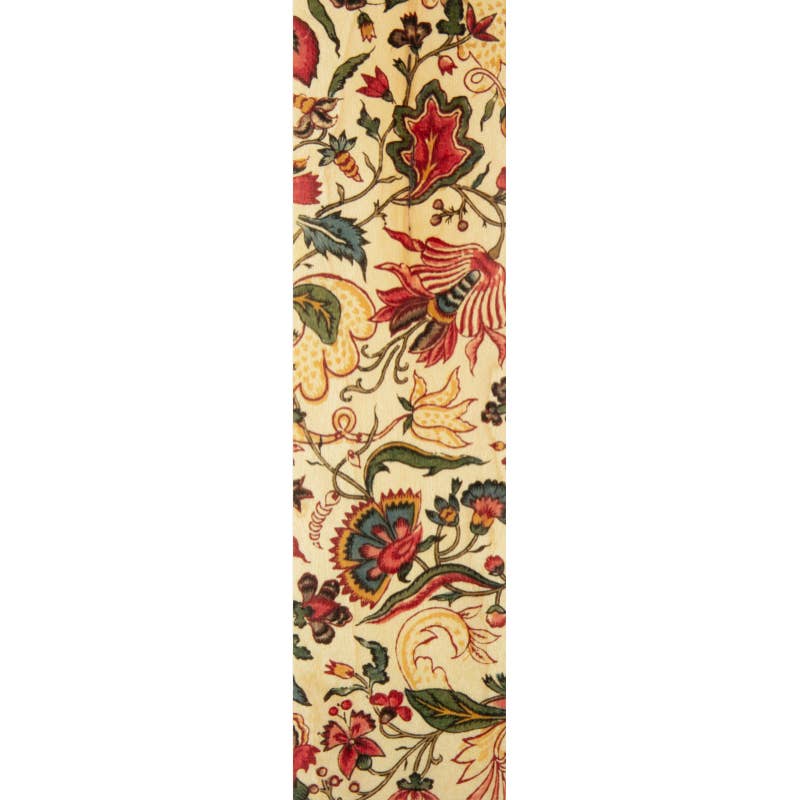 Marque-page en bois Toile de Jouy Fantaisie indienne