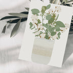 Carte postale Vase et eucalyptus