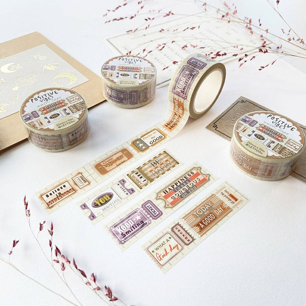Washi tape - Ondes positives