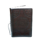 Carnet de voyage en cuir – Papier parchemin artisanal