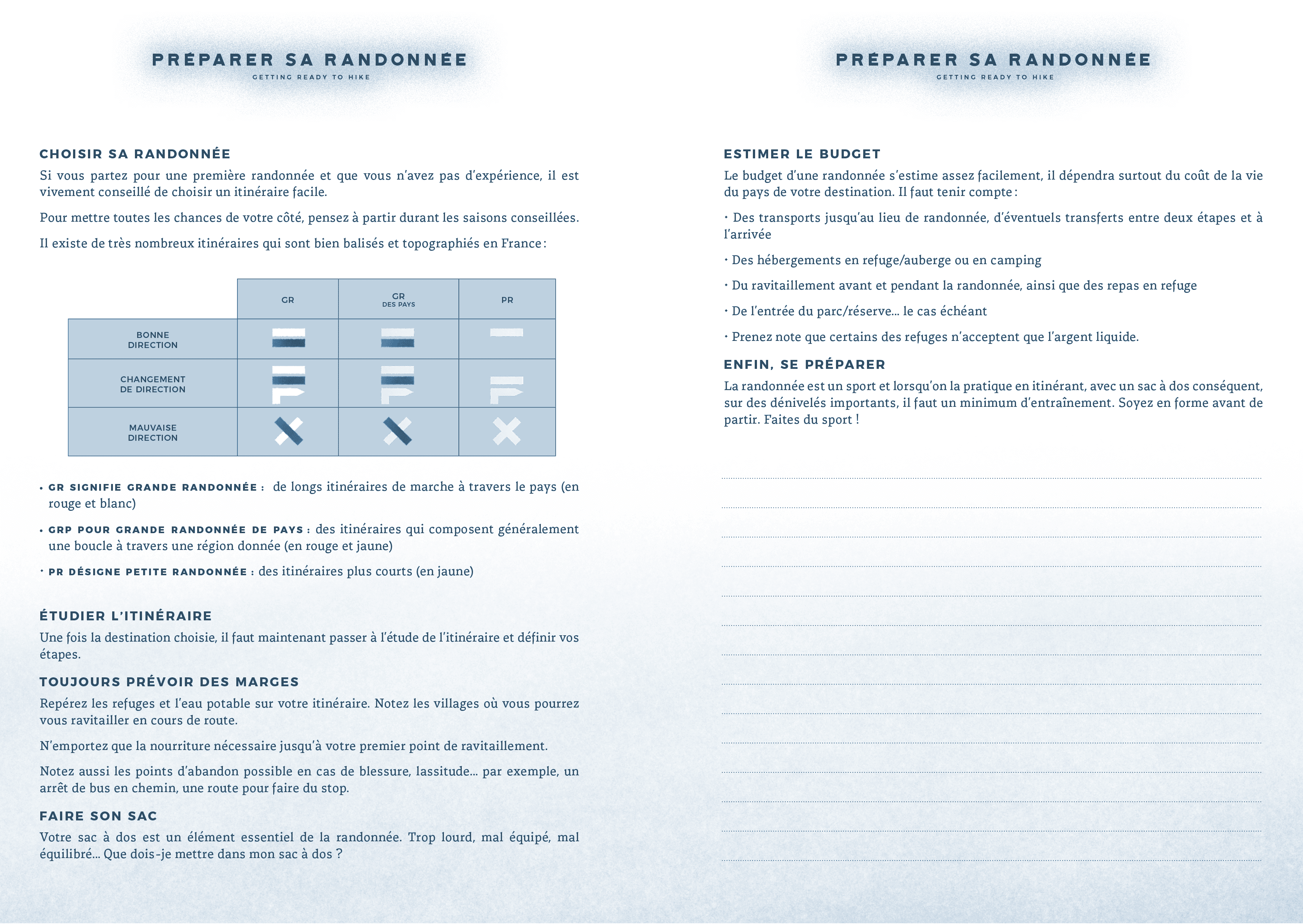 Carnet de Randonnée 