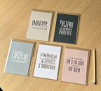 Carte postale A6 + enveloppe kraft : FAIS DE TOI UNE PRIORIT