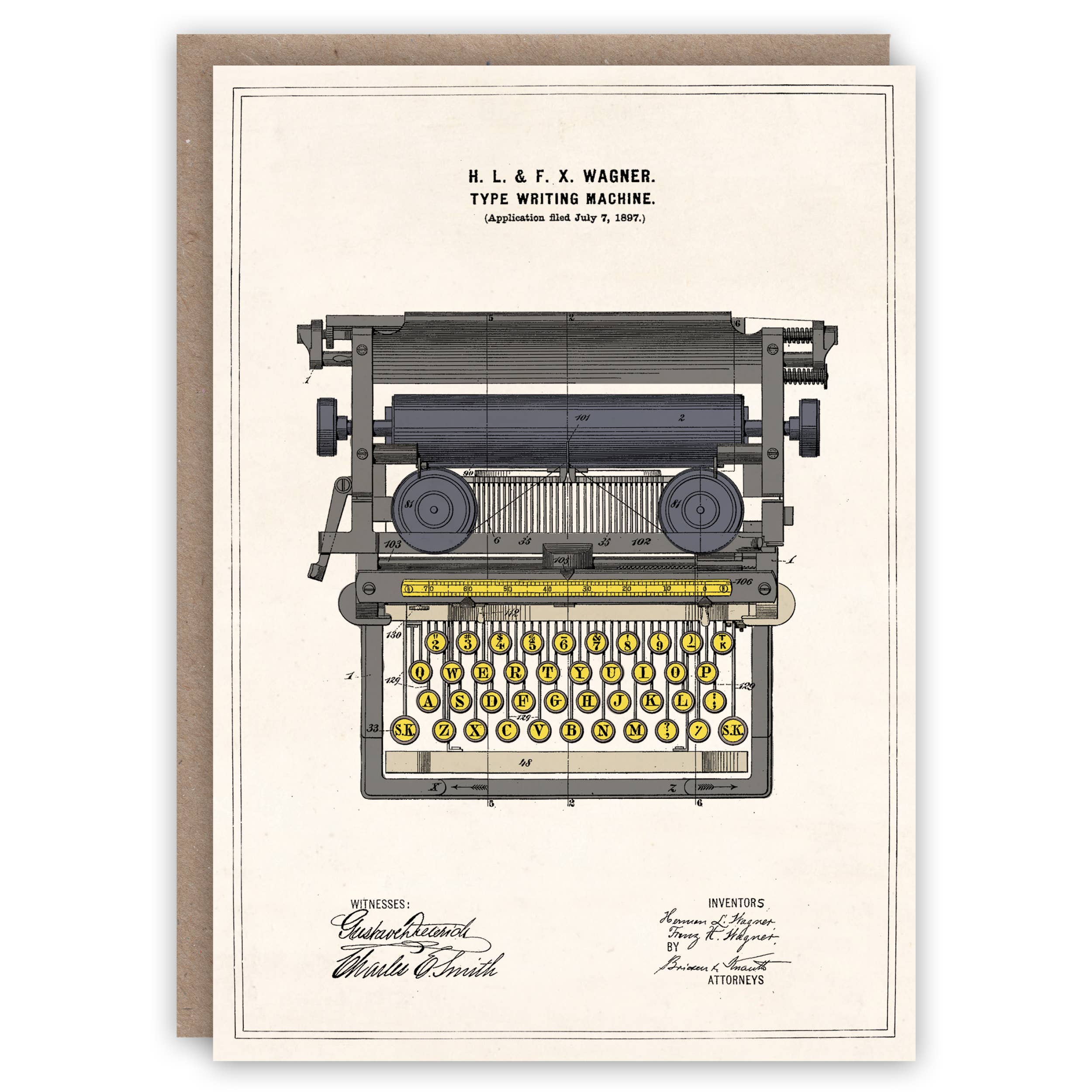 Carte de voeux machine